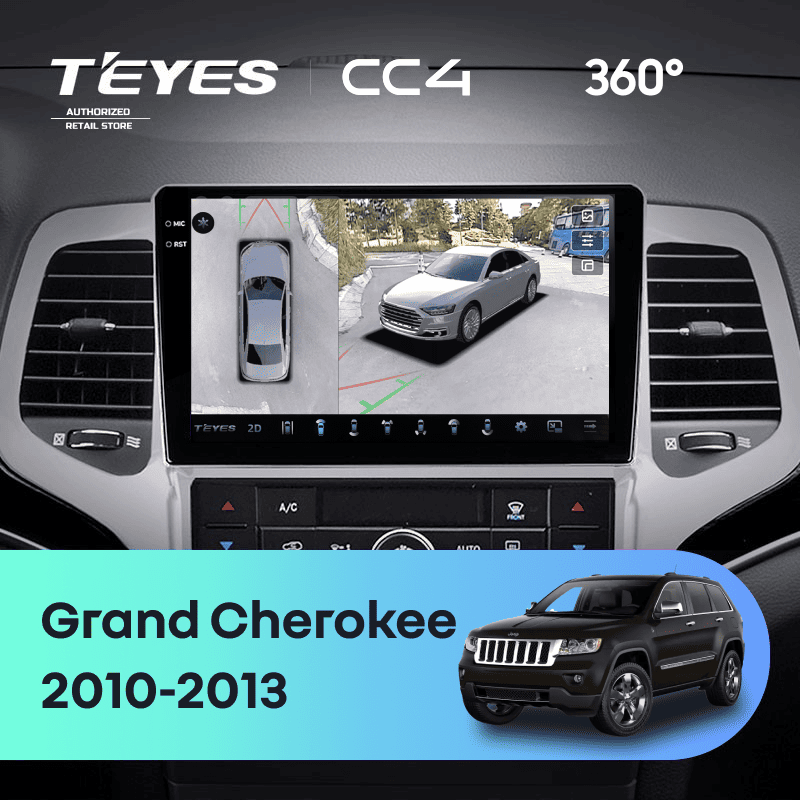Штатная магнитола Teyes CC4 360 6/64 Jeep Grand Cherokee WK2 (2010-2013)