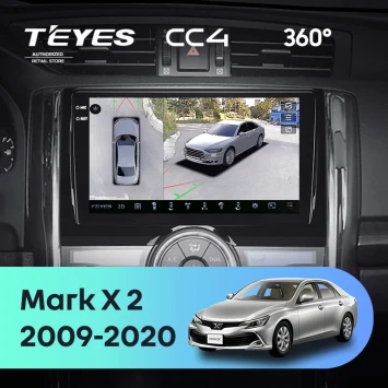 Штатная магнитола Teyes CC4 360 6/64 Toyota Mark X 2 X130 (2009-2020)