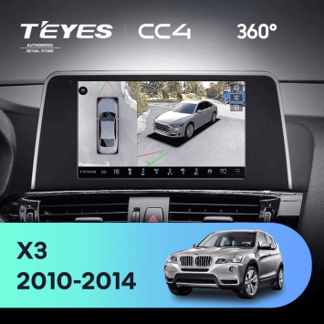 Штатная магнитола Teyes CC4 360 6/64 BMW X3 F25 CIC (2010-2014)