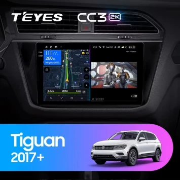 Штатная магнитола Teyes CC3 2K 6/128 Volkswagen Tiguan 2017+