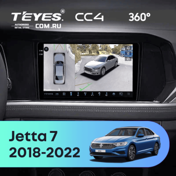 Штатная магнитола Teyes CC4 360 8/128 Volkswagen Jetta 7 (2018-2022)