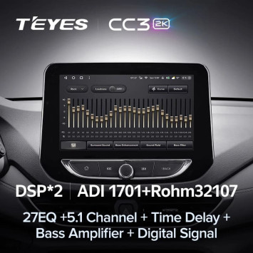 Штатная магнитола Teyes CC3 2K 4/32 Chevrolet Orlando 2 (2018-2023)