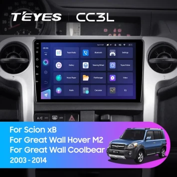 Штатная магнитола Teyes CC3L 4/32 Great Wall Hover M2 Coolbear (2009-2014)