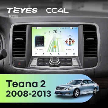 Штатная магнитола Teyes CC4L 4/64 Nissan Teana 2 J32 (2008-2013) F2 Тип-A