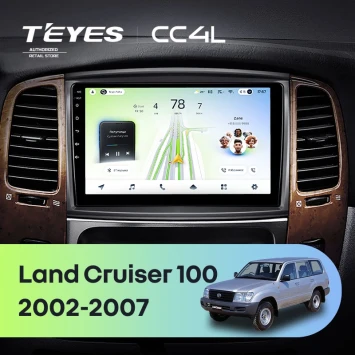 Штатная магнитола Teyes CC4L 4/64 Toyota Land Cruiser LC 100 / LC 105 (2002-2007) Тип-A
