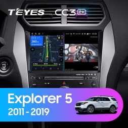 Штатная магнитола Teyes CC3 2K 360 6/128 Ford Explorer 5 (2011-2019) (A)