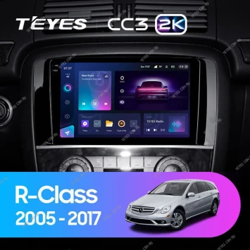 Штатная магнитола Teyes CC3 2K 4/32 Mercedes-Benz R-Class W251 R280 R300 R320 (2005-2017) F1