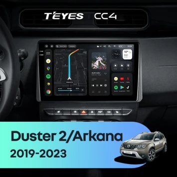 Штатная магнитола Teyes CC4 8/128 Renault Arkana (2019-2023) F2