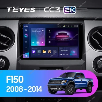 Штатная магнитола Teyes CC3 2K 4/64 Ford F150 P415 Raptor (2008-2014) F1
