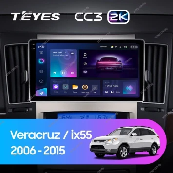 Штатная магнитола Teyes CC3 2K 4/64 Hyundai ix55 (2006-2015)
