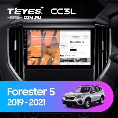 Штатная магнитола Teyes CC3L 4/64 Subaru Forester 5 (2018-2023)