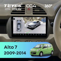 Штатная магнитола Teyes CC4 360 8/128 Suzuki Alto 7 (2009-2014)