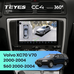 Штатная магнитола Teyes CC4 360 8/128 Volvo S60 (2000-2004)