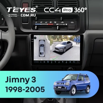 Штатная магнитола Teyes CC4 Pro 360 8/128 Suzuki Jimny 3 (1998-2005)