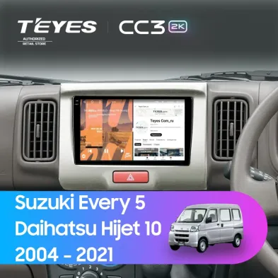 Штатная магнитола Teyes CC3 2K 4/32 Daihatsu Hijet 10 (2004-2021)