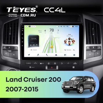 Штатная магнитола Teyes CC4L 6/64 с DTS Toyota Land Cruiser 11 200 (2007-2015) F3 Тип-A
