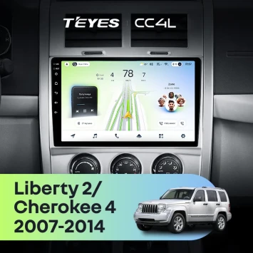 Штатная магнитола Teyes CC4L 4/64 Jeep Liberty 2 KK (2007-2012)