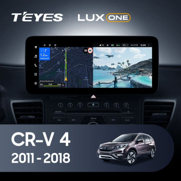 Штатная магнитола Teyes LUX ONE 4/64 Honda CR-V 4 RM RE (2011-2018) Тип-B