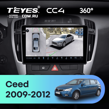 Штатная магнитола Teyes CC4 360 6/64 Kia Ceed (2009-2012)