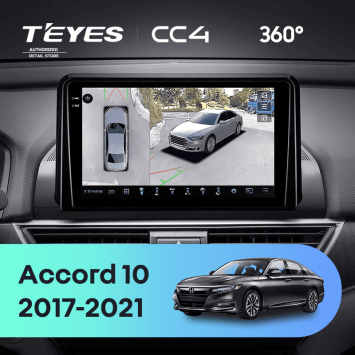 Штатная магнитола Teyes CC4 360 6/64 Honda Accord 10 CV (2017-2021) Тип-B