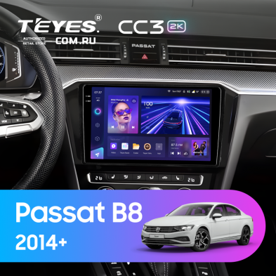 Штатная магнитола Teyes CC3 2K 4/32 Volkswagen Passat B8 2014+