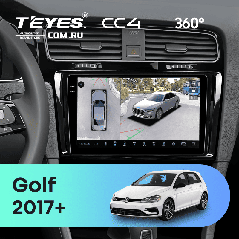 Штатная магнитола Teyes CC4 360 6/64 Volkswagen Golf 2017+
