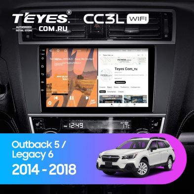 Штатная магнитола Teyes CC3L WiFi 2/32 Subaru Outback 5 (2014-2018)