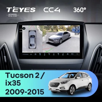 Штатная магнитола Teyes CC4 360 8/128 Hyundai ix35 (2009-2015) (Tucson 2) Тип-AB