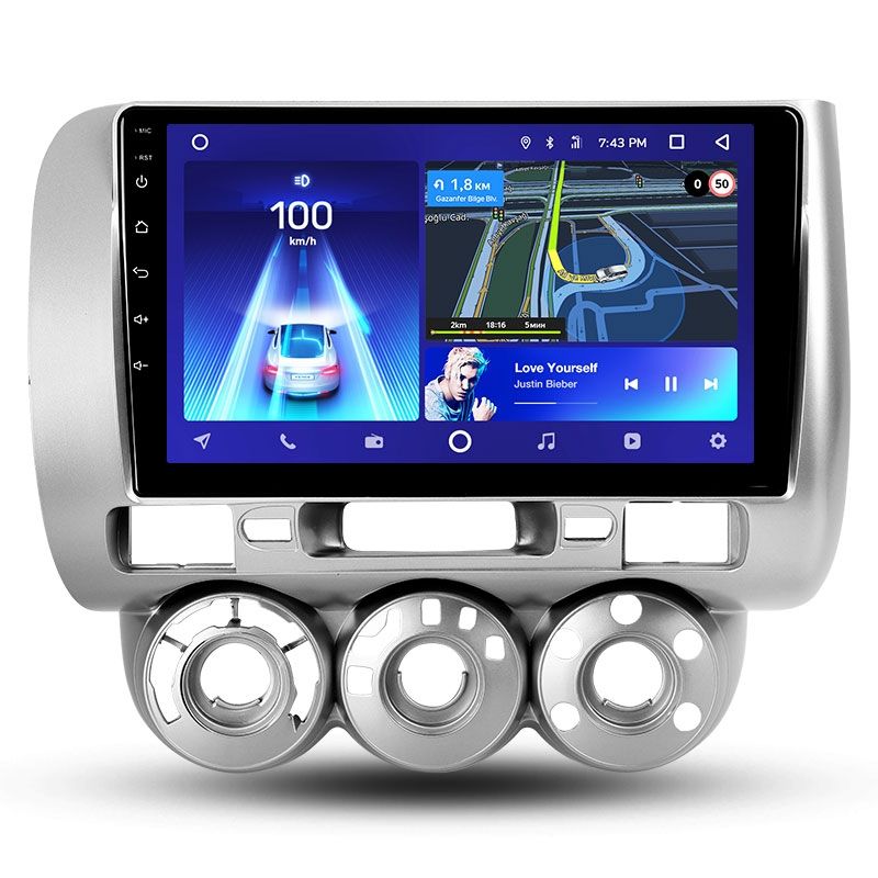 Переходная рамка Honda Jazz 1 (2001-2009) (9&quot;)