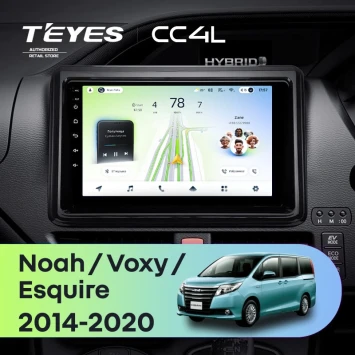 Штатная магнитола Teyes CC4L 6/64 с DTS Toyota Esquire 1 (2014-2020) F1 Правый руль
