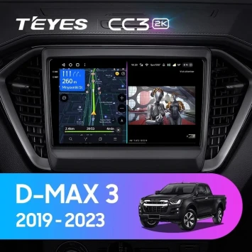 Штатная магнитола Teyes CC3 2K 4/64 lsuzu D-MAX 3 RG (2019-2023)