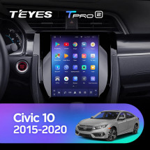 Штатная магнитола Tesla style Teyes TPRO 2 4/64 Honda Civic 10 FC FK 2015-2020