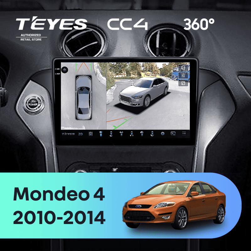 Штатная магнитола Teyes CC4 360 8/128 Ford Mondeo 4 (2011-2014)