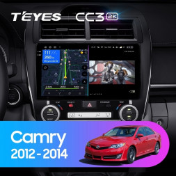 Штатная магнитола Teyes CC3 2K 4/32 Toyota Camry 7 XV 50 55 (2012-2014) Америка