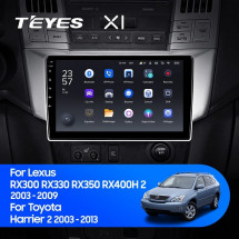 Штатная магнитола Teyes X1 4G 2/32 Lexus RX300 RX330 RX350 RX400H (2003-2009)