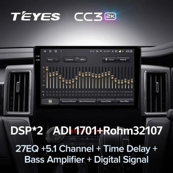 Штатная магнитола Teyes CC3 2K 360 6/128 Mitsubishi Delica D:5 (2018-2024)