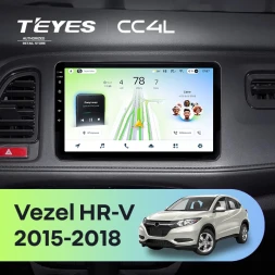 Штатная магнитола Teyes CC4L 6/64 с DTS Honda HR-V (2015-2018)