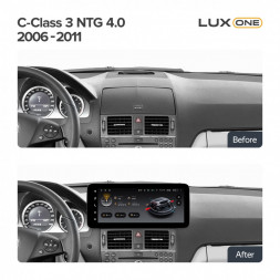 Штатная магнитола Teyes LUX ONE 6/128 Mercedes-Benz C-Class 3 W204 C204 S204 (NTG 4.0) (2006-2011)
