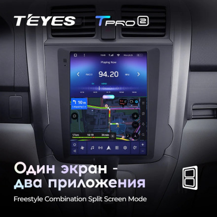 Штатная магнитола Tesla style Teyes TPRO 2 4/64 Honda CR-V 3 RE 2006-2012 Тип-А