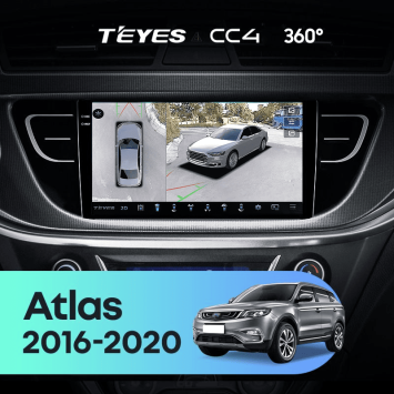 Штатная магнитола Teyes CC4 360 6/64 Geely Atlas NL-3 (2016-2022)
