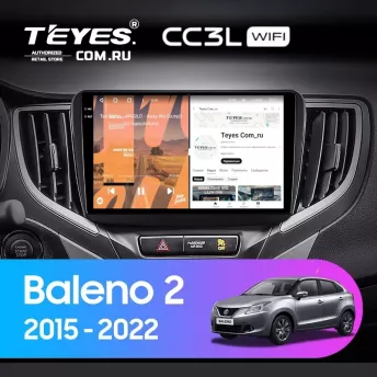 Штатная магнитола Teyes CC3L WiFi 2/32 Suzuki Baleno 2 (2015-2022)