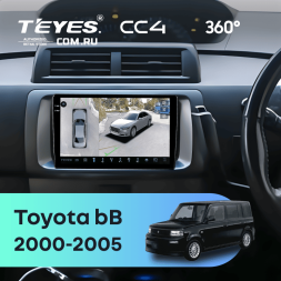 Штатная магнитола Teyes CC4 360 8/128 Toyota bB 1 (2000-2005)