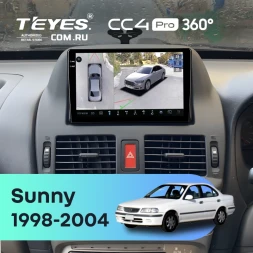 Штатная магнитола Teyes CC4 Pro 360 12/256 Nissan Sunny B15 (1998-2004)