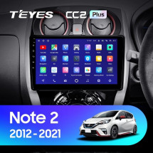 Штатная магнитола Teyes CC2L Plus 1/16 Nissan Note 2 E12 (2012-2021)