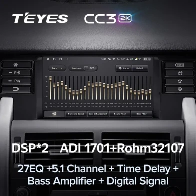 Штатная магнитола Teyes CC3 2K 4/64 Land Rover Discovery Sport (2014-2019)