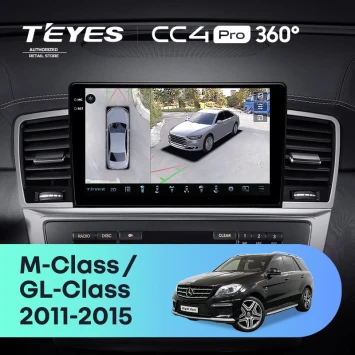 Штатная магнитола Teyes CC4 Pro 360 8/128 Mercedes-Benz GL-Class 2 X166 (NTG 4.5) (2011-2015)