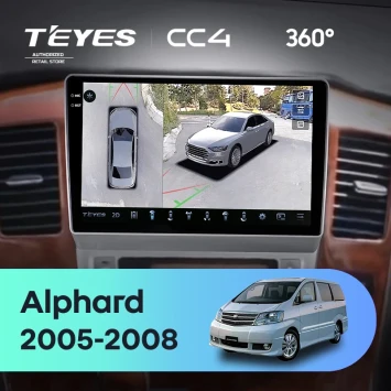 Штатная магнитола Teyes CC4 360 6/64 Toyota Alphard 1 H10 (2005-2008) F2