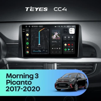 Штатная магнитола Teyes CC4 6/64 Kia Picanto (2017-2020) Тип-A