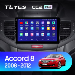 Штатная магнитола Teyes CC2 Plus 4/32 Honda Accord 8 (2008-2012)