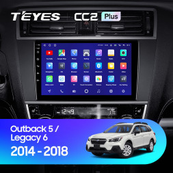 Штатная магнитола Teyes CC2 Plus 4/64 Subaru Outback 5 (2014-2018)